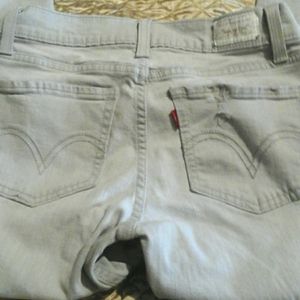 Levi's distressed Jean's. Super cute